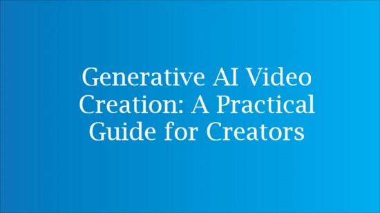 ai video creation workflow on laptop