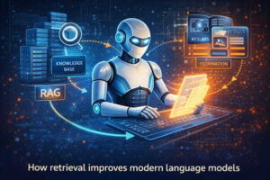 ai model retrieving knowledge for text generation