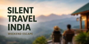 quiet mountain stay with travelers relaxing