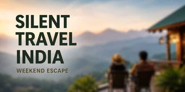 quiet mountain stay with travelers relaxing