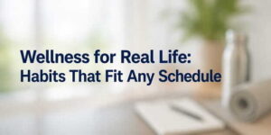 wellness habits fitting into a busy lifestyle