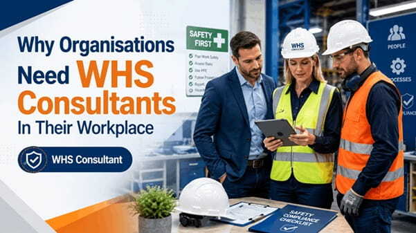 workplace safety consultants reviewing compliance plans