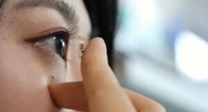 How Smart Contact Lenses Are Shaping Digital Health young girl wearing lenses
