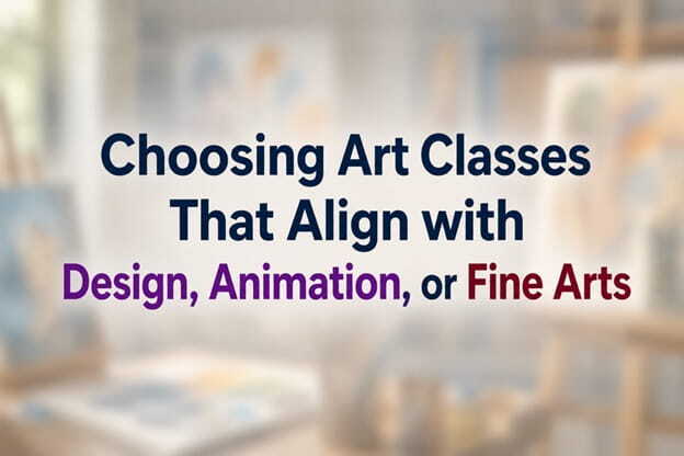 art classes for design animation and fine arts