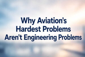 aviation challenges beyond engineering