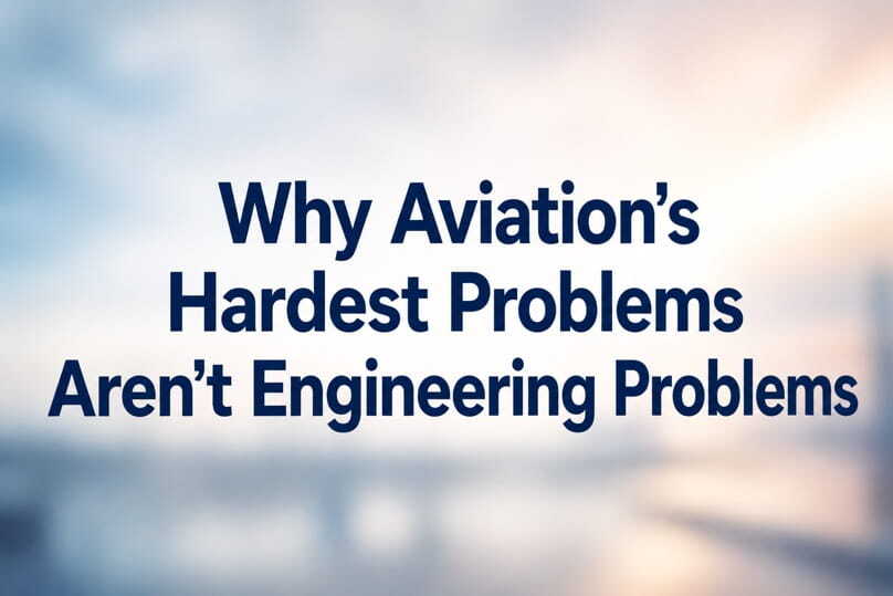 aviation challenges beyond engineering